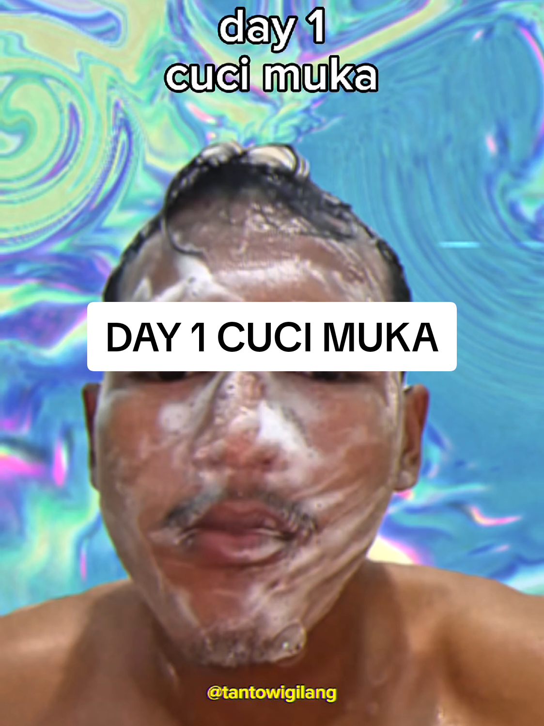 face wash bahan video dari @ponchje 