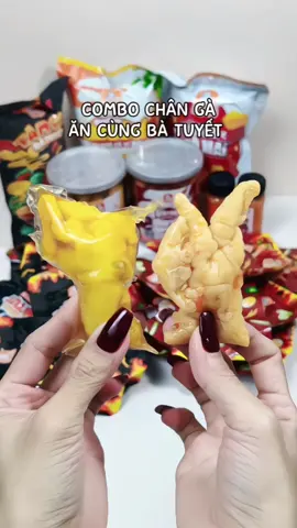 Chân to,giòn, sốt chấm thì siêu ngon lun nha 👍#changabatuyet #ancungbatuyet #reviewanvat #cuocduanhasangtao 