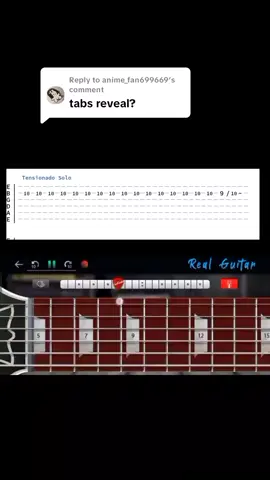 Replying to @anime_fan699669 yan na tabs #solo #electricguitar #tensionadobysoapdish #fyp #tabs 
