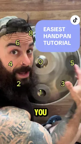 Learn to play the handpan the easy way. Make sure you follow for more 🙏❤️#handpan #handpanmusic #handpanplayer #beginner #soundhealing 