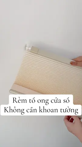 Rèm tổ ong cửa sổ Không cần khoan tường #remkhongkhoan #remcua #xuhuong #remtoong #remcuadep 