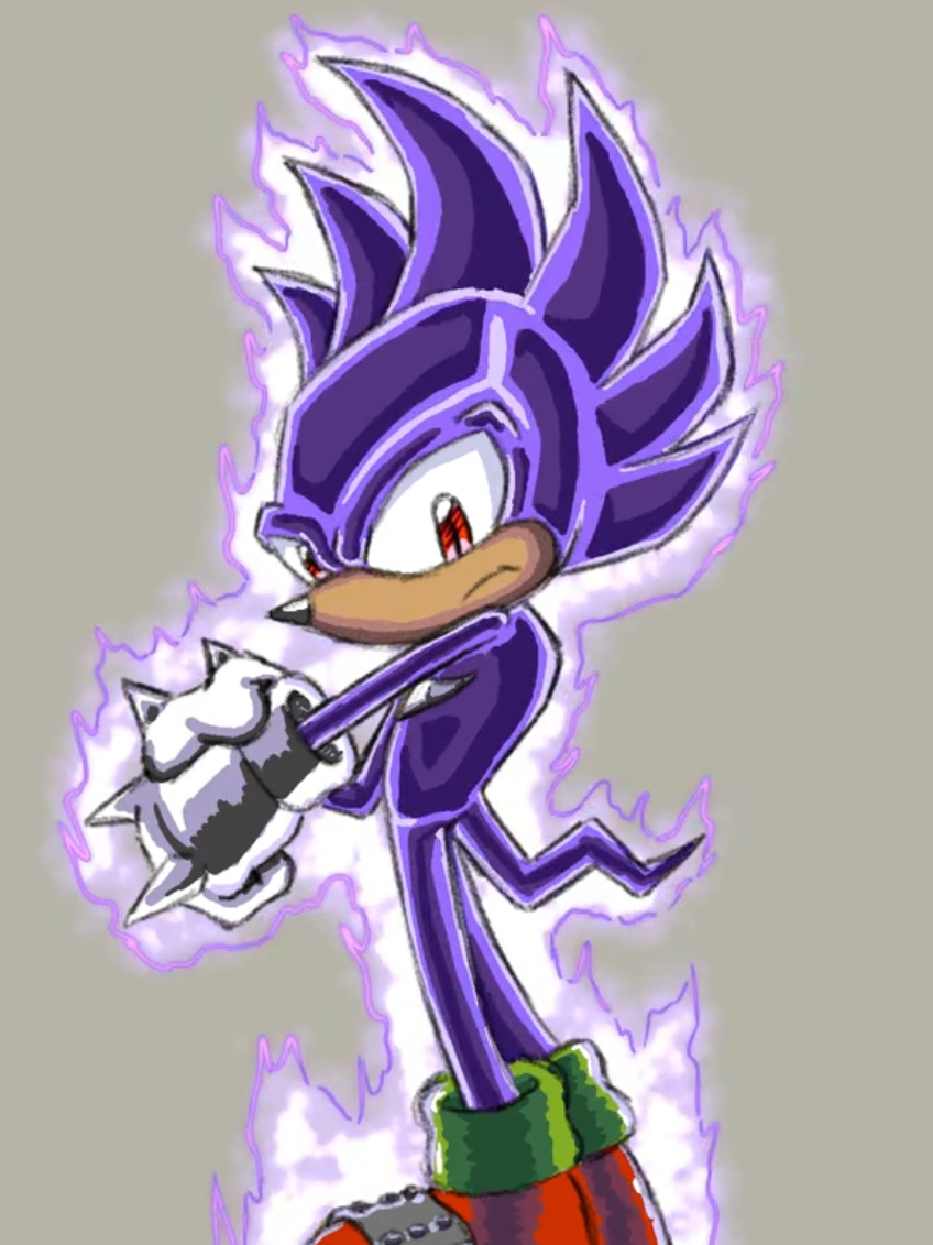 super knuckles version 1 #kuncklestheecdina  #2danimation  #anime  #framebyframe 