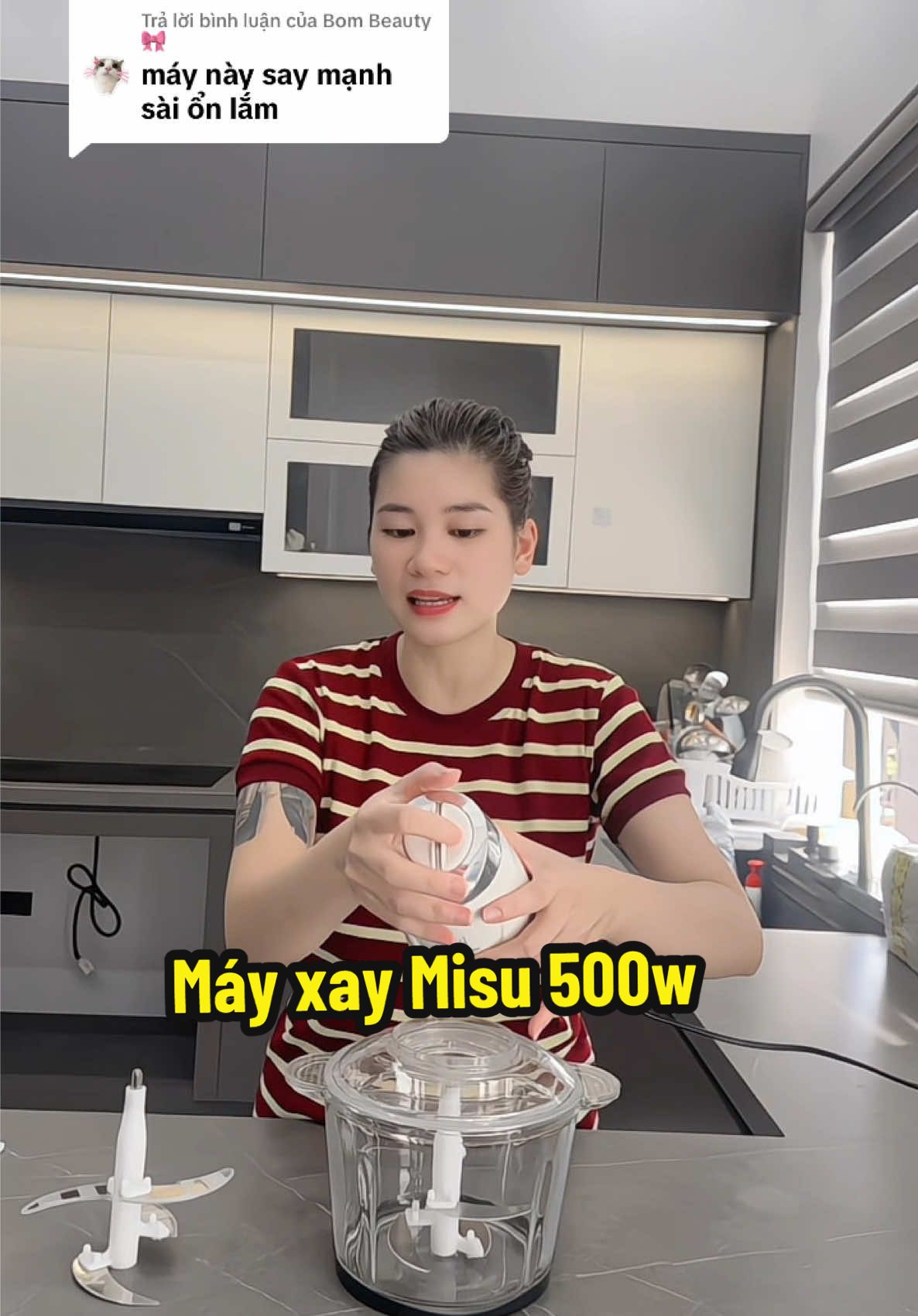 Trả lời @Bom Beauty 🎀  Máy xay Misu 500w xay khoẻ xay nhanh lại rẻ #mayxaythit #mayxaymisu #misu #tienich #dogiadung 