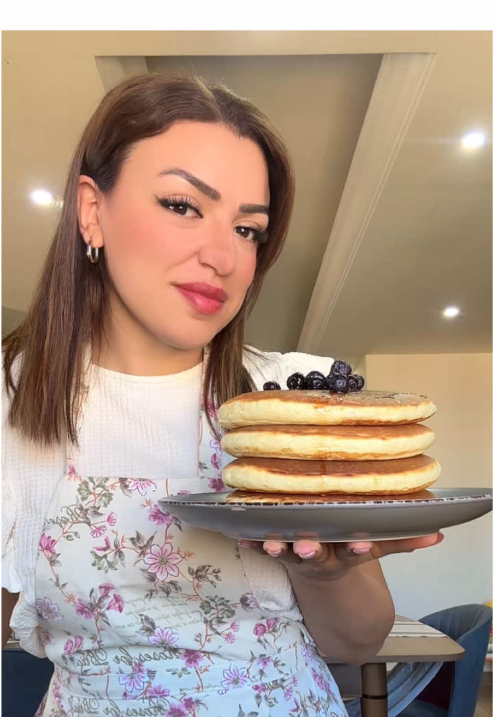 Pancake 🥞 عطريقة @Abir el saghir  #laracooks #tiktokcookbook #fy #fyp #foryou