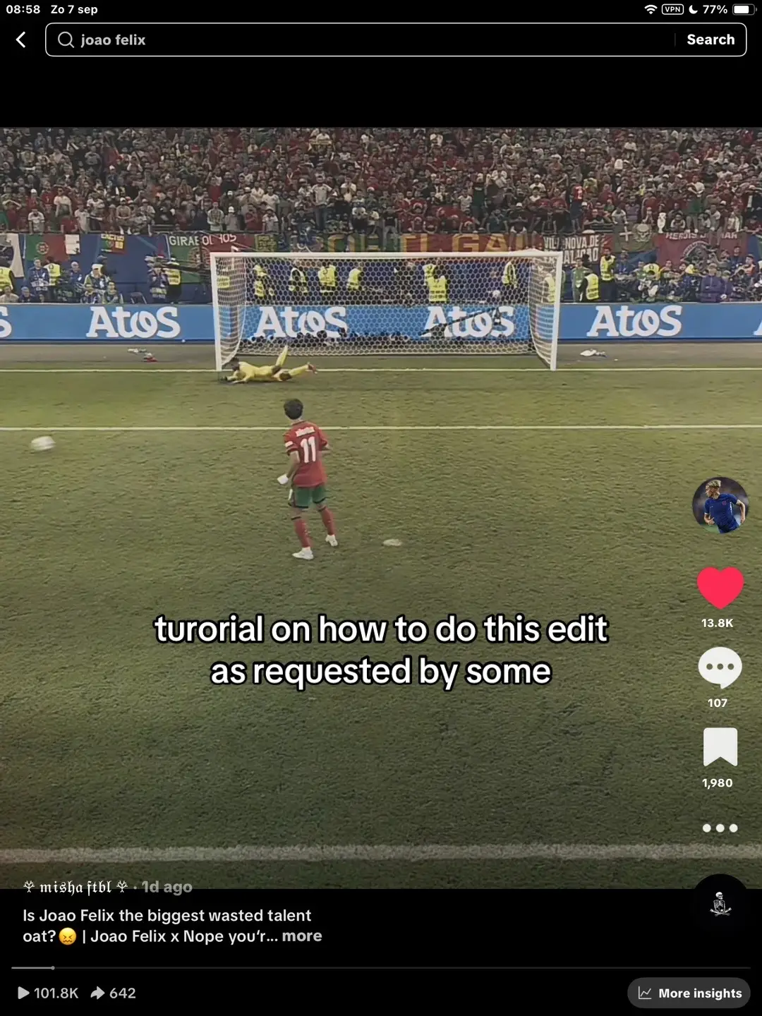 #foryou #tutorial #edit #joaofelix 