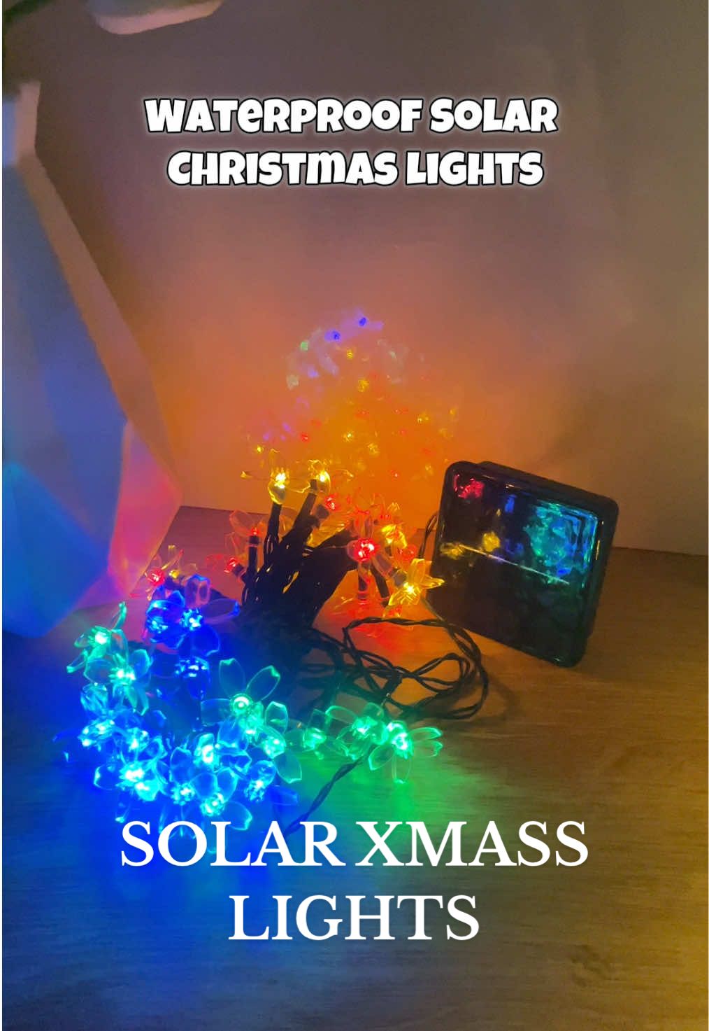 Worthit to buy. Tipid kuryente and no need baterry narin. #solarchristmaslights #solarlight #solarchristmaslightwaterproof #fyp #viral 