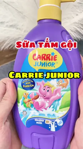 Sữa tắm caarie junior thơm hương trái cây #mecuakhoai16 #suatamgoitreem #suatam #carriejunior #mevabe 