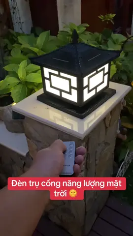 @Anh Anh rè viu 🐝  đèn năng lượng mặt trời trụ cổng, vừa trang trí vừa thắp sáng cả đêm không tốn điện #xuhuong #xuhuongtiktok #dennangluongmattroi #dentrucongnangluong 