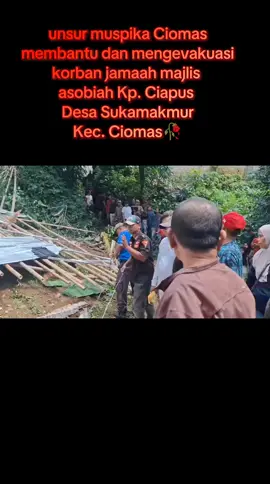 turut berduka kepada korban atas musibah runtuh atap bangunan majlis asobiah semoga keluarga diberikan kesabaran dan ketabahan oleh Allah SWT.#fyp @Polsek Ciomas @polres Bogor @Humasjabar Lodaya @Rudy Susmanto,S.Si 