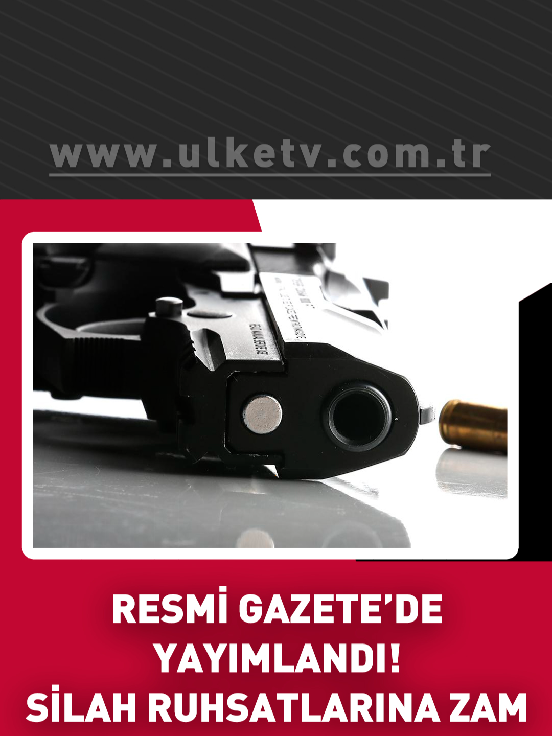 Resmi Gazete'de Yayımlandı! Silah Ruhsatlarına Zam #shorts