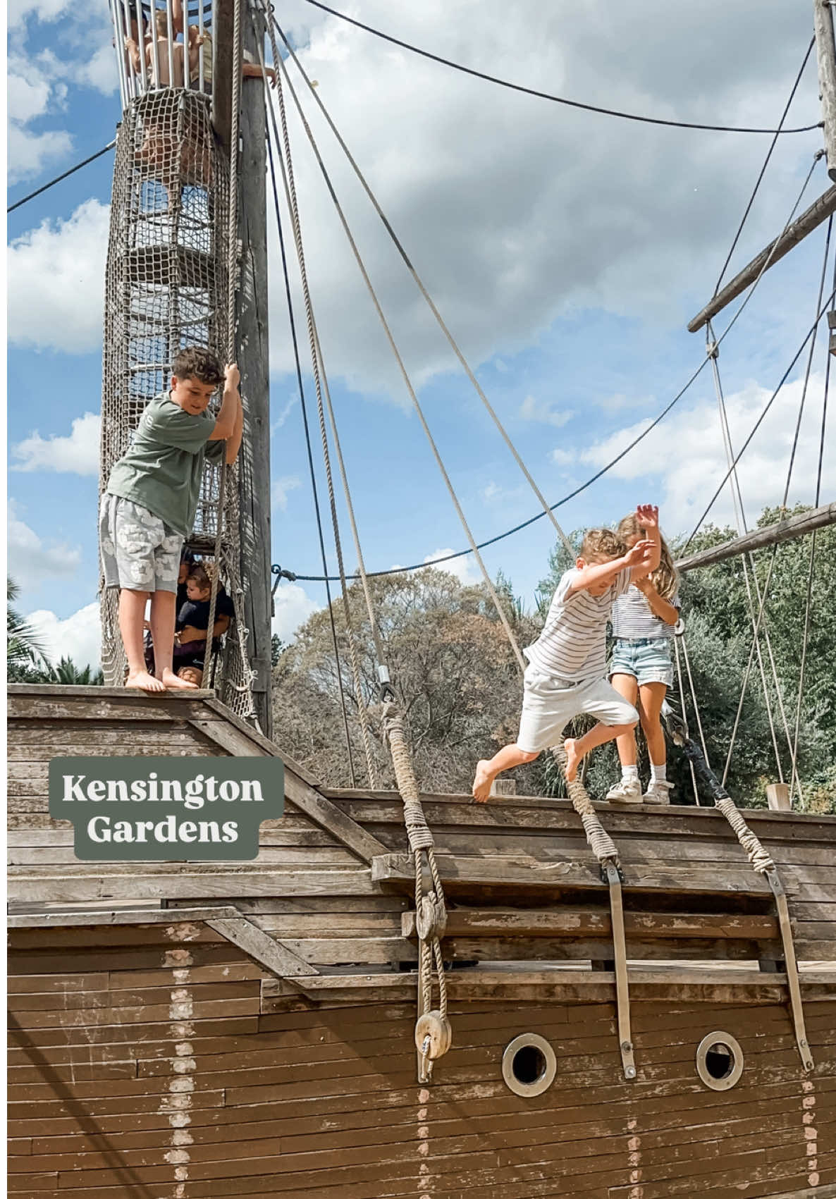 A Saturday in one of our favourite Royal Parks 🌳 A wholesome, low cost, humble ways to enjoy London with kids. Scooters, packed lunch, change of clothes, nature spotting and exploring at own pace with good friends.  📥 All the details… 🎟️ Train or park at South Kensington. We parked at Imperial College, opposite V&A. Enter Hyde Park by The Albert Memorial and head towards Kensington Palace  🛝 The Diana Princess of Wales Memorial Gardens for free adventure play, coffee and picnic or lunch at the cafe  ⛲️ Scoot 15 mins to The Diana Princess of Wales Memorial Fountain. Pack a change of clothes, towel and water shoes as can be slippy! 🚗 If you drove, the car park is 10 mins away! We paid £22 for the day and if coming from Surrey it’s outside the congestion zone #londonwithkids #dianafountain #royalparks #daysoutlondon #freedaysoutwithkids  