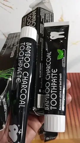 Pemutih gigi kuning efek teh dan kopi dari bamboo charcoal #pemutihgigi #bamboocharcoal #pastagigipemutih 