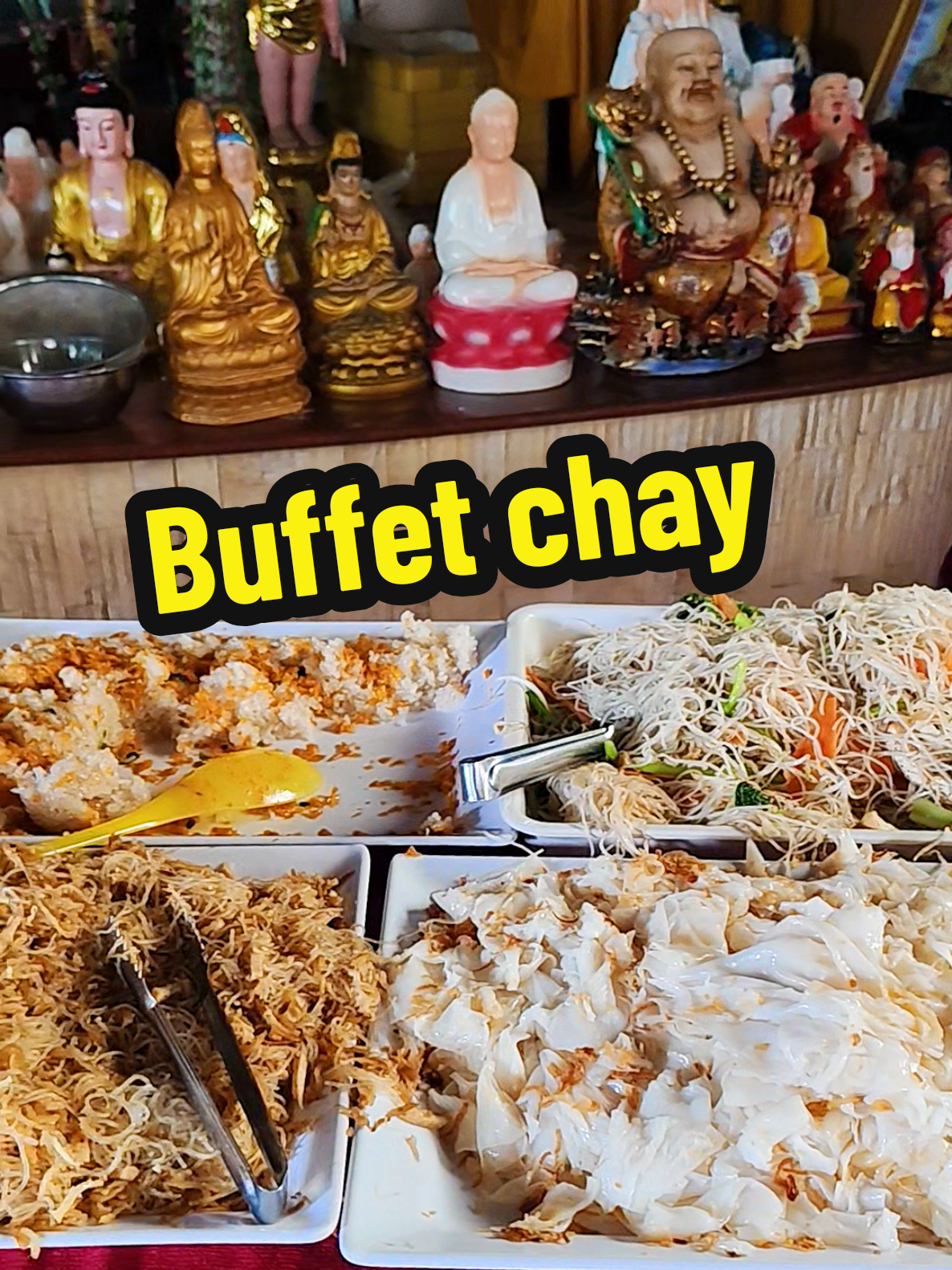 Buffet chay tới mấy chục món, có canh, súp, cơm chiên,chè đậu xanh, mà quá rẻ luôn, tháng 7 ăn chay ra đây ăn còn rẻ hơn nấu nhà nữa #buffet #buffetchay #bentre71🌴🥥 #nhaball #xuhuongtiktok 