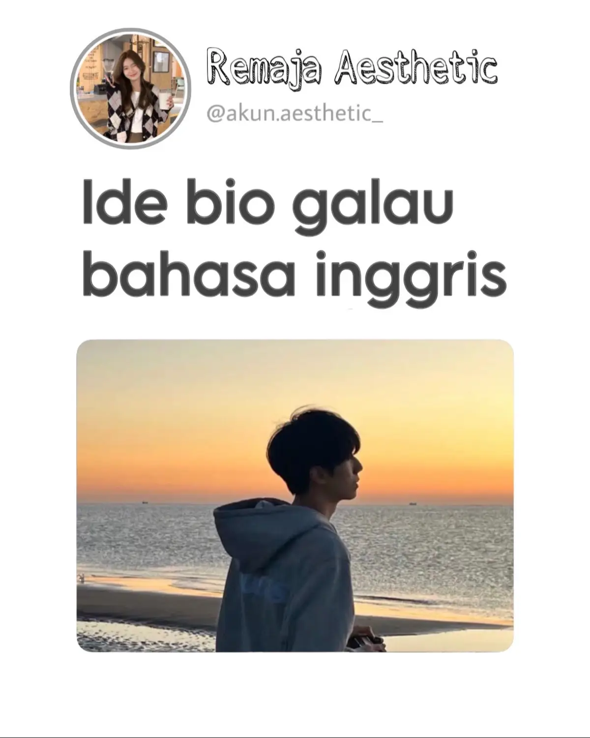 #bio #galau #bahasainggris #fyp #foryou 