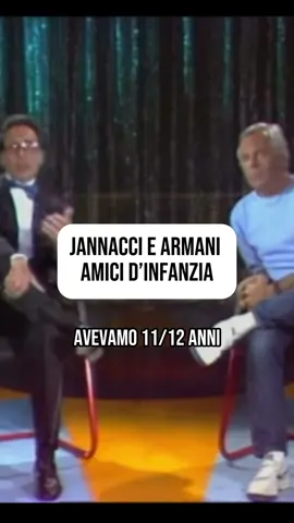 Jannacci e Armani amici d’infanzia! #armani #jannacci 