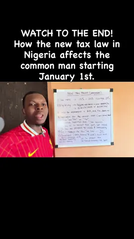 WATCH TO THE END! How the new tax law in Nigeria affects the common man starting January 1st. #benincity #edostate #politics #nigeria 
