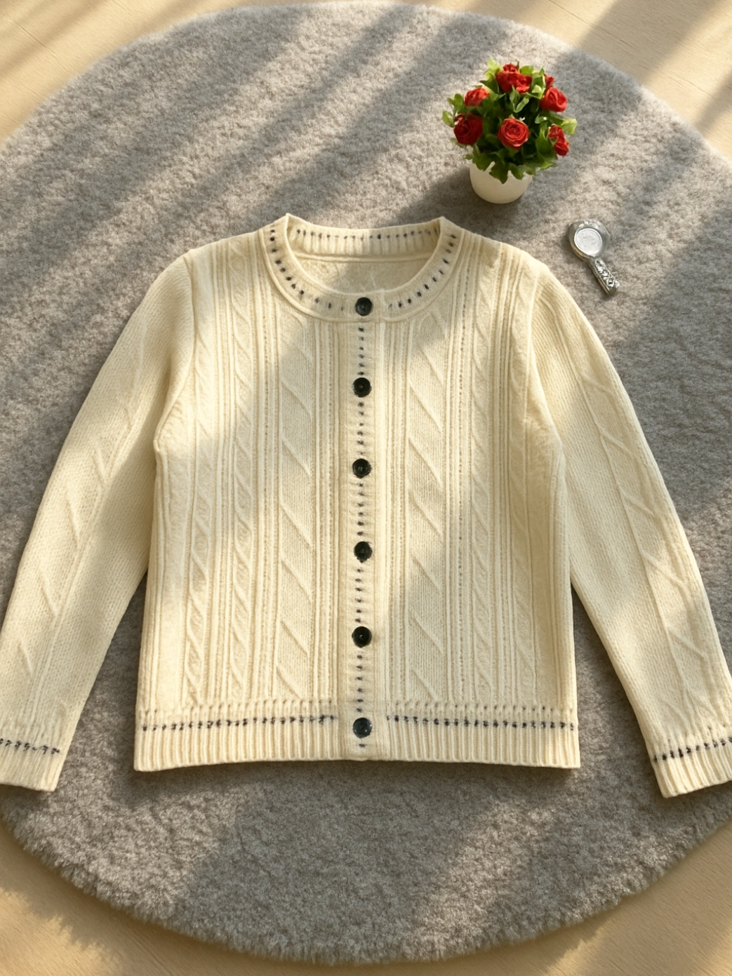 #rekomendasi  baju wanita Fiore Cardigan Rajut Horse Mot #cantik bangat