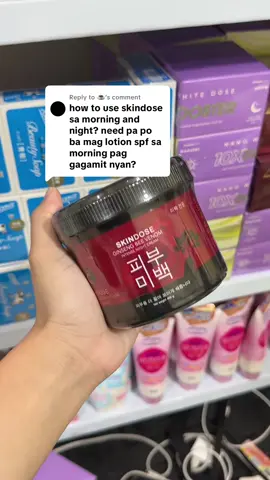 Replying to @☕ skin dose and jennie moon thailand reviews!