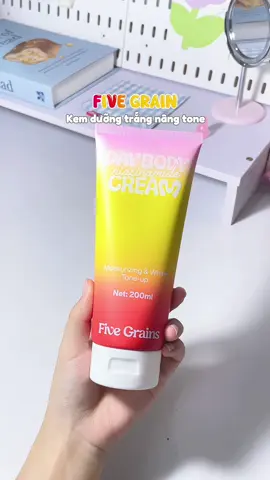 Kem dưỡng tr.ăng nâng tone nhà FiveGrains là chân ái của tui luôn đó mấy bà #fivegrains #daycream #kemnangtone #kemduongtrangda #unboxing   