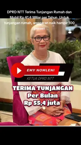 DPRD NTT Terima Tunjangan Rumah dan Mobil Rp 41,4 Miliar per Tahun _Untuk tunjangan rumah, anggaran naik hampir 100 persen Kupang,KPK SIGAP.Com Di tengah tingginya angka kemiskinan di Nusa Tenggara Timur, yakni mencapai 18,6 persen atau sekitar 1,1 juta jiwa penduduk, pimpinan dan anggota Dewan Perwakilan Rakyat Daerah (DPRD) Nusa Tenggara Timur (NTT) malah mendapat tunjangan fantastis. Untuk tunjangan rumah dan tunjangan mobil, anggaran yang dialokasikan mencapai Rp 41,4 miliar per tahun. Data besaran alokasi tunjangan itu diperoleh KPK SIGAP.Com pada Jumat (5/9/2025). Sumbernya, dokumen Peraturan Gubenur NTT Nomor 22 Tahun 2025 mengenai tunjangan perumahan dan tunjangan transportasi bagi pimpinan dan anggota DPRD NTT. Aturan itu ditandatangani Kepala Biro Hukum Pemprov NTT Odermaks Sombu pada 16 Mei 2025. Pada Pasal 3 peraturan itu disebutkan, tunjangan perumahan berupa uang sewa rumah dengan ukuran maksimal luas bangunan 150 meter persegi dan luas tanah 350 meter persegi. Besaran tunjangan rumah Rp 23,6 juta per bulan. Dengan jumlah anggota 65 orang, artinya alokasi anggaran untuk tunjangan rumah mencapai Rp 1,534 miliar per bulan. Selanjutnya, Pasal 4 mengatur tunjangan mobil. Untuk Ketua DPRD sebesar Rp 31,8 juta per bulan, lalu masing-masing tiga wakil ketua Rp 30,6 juta per bulan, dan setiap anggota Rp 29,5 juta per bulan. Dalam satu bulan, total anggaran sewa mobil bagi pimpinan dan anggota mencapai Rp 1,923 miliar. Jika digabung, tunjangan rumah dan tunjangan mobil dalam satu bulan sebesar Rp 3,457 miliar. Dengan demikian, dalam satu tahun, total keseluruhan tunjangan rumah dan mobil untuk pimpinan dan anggota DPRD NTT sebesar Rp 41,4 miliar. Ketua DPRD NTT Emilia Nomleni lewat pesan singkat berjanji akan memberikan penjelasan secara langsung pada Senin pekan depan.  Adapun Sekretaris Daerah NTT Kosmas D Lana belum merespons permintaan keterangan. Kompas mengirim pertanyaan pada Jumat pagi melalui pesan singkat. Dalam unjuk rasa berbagai elemen mahasiswa dan masyarakat sipil di depan Kantor DPRD NTT pada Senin (1/9/2025) lalu, Emilia sempat ditanya mengenai besaran tunjangan yang diterima pimpinan dan anggota DPRD NTT. Emilia tidak merespons. Kepala Ombudsman Perwakilan NTT Darius Beda Daton mengatakan, besaran tunjangan itu di luar kewajaran.  Ia menduga ada yang tidak beres dalam penetapan besaran tunjangan tersebut. Terlebih, untuk ukuran Kota Kupang, harga sewa rumah dan kendaraan jauh di bawah nilai yang ditetapkan. “Sebagai perbandingan, kami sewa rumah besar jadi kantor di Jalan Eltari, jalan paling utama di Kota Kupang, itu hanya Rp 145 juta per tahun. Bagaimana hitungan tim penilai pemerintah daerah sehingga harga sewa rumah menjadi semahal itu,” kata Darius. Menurut Darius, tunjangan bagi pimpinan dan anggota DPRD NTT tahun 2025 naik dibandingkan tahun sebelumnya. Untuk tunjangan rumah, misalnya, tahun 2024 mencapai Rp 12,5 juta. Artinya, anggaran meningkat hampir 100 persen.  Untuk tunjangan mobil juga naik. Pada tahun sebelumnya, ketua mendapat jatah Rp 25 juta per bulan, wakil ketua Rp 23 juta per bulan, dan anggota Rp 21 juta per bulan. “Miris karena kenaikan itu terjadi dalam masa efisiensi,” kata Darius. Efisiensi anggaran pemerintah dimulai pada Januari 2025, sedangkan penetapan kenaikan itu pada Mei 2025. Protes masyarakat Sejumlah warga kecewa dengan kenaikan tunjangan bagi pimpinan dan anggota DPRD NTT. “Jadi yang naik itu bukan hanya DPR RI di Jakarta, tetapi juga (DPRD) di provinsi. Mereka sama saja,” kata Marsel (40), warga Kota Kupang. Ia sangat kecewa mengingatkan kondisi ekonomi masyarakat NTT saat ini sedang terpuruk. Harga barang mahal, daya beli rendah, dan pengangguran meningkat.  “Masyarakat miskin tambah banyak, elite tambah kaya,” lanjut dia. Bedasarkan data Badan Pusat Statistik (BPS), angka kemiskinan di NTT pada Maret 2025 mencapai 18,6 persen dari jumlah penduduk. Angka itu menurun 0,42 persen dibandingkan periode sebelumnya, yakni September 2024. 