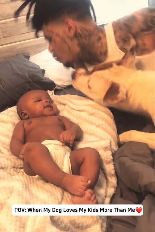 Dog loves baby ❤️🥰#dog #Love #baby #bestfriend #foryou 
