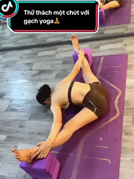 “Gạch không chỉ để kê, mà để nâng đỡ hành trình của bạn ❤️#YogaForEveryone”#yogatayninh #xuhuong #diemthuongyoga #yoga #yogavoigach #xoacngang 