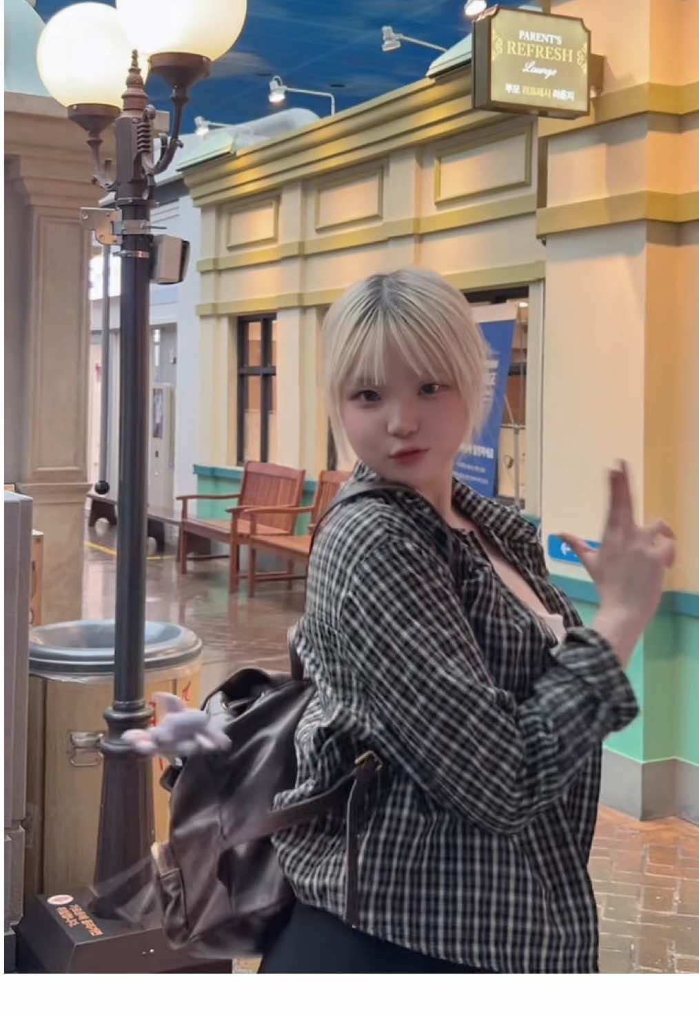 알바 끝나고 키자니아에서 틱톡 찍기🤭 #韓国人 #키자니아 #알바 