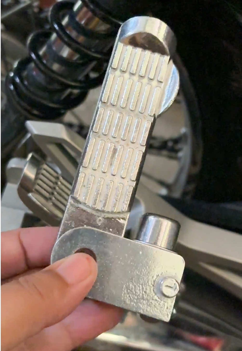 Motorcycle Footrest Universal  #motoraccessories #motorparts #footrest #creatorsearchinsights #rs125fi 