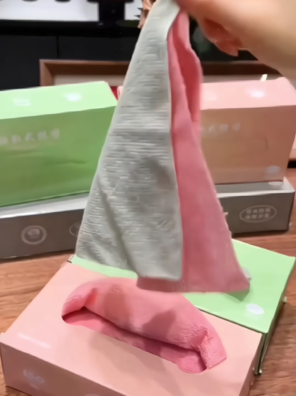 Disposable 20pcs Absorbent Rag Reusable Non-Stick KitchenBathroom Dish Towel, Kain Lap#foryou #life #fyp #goodthing #TikTokshop 