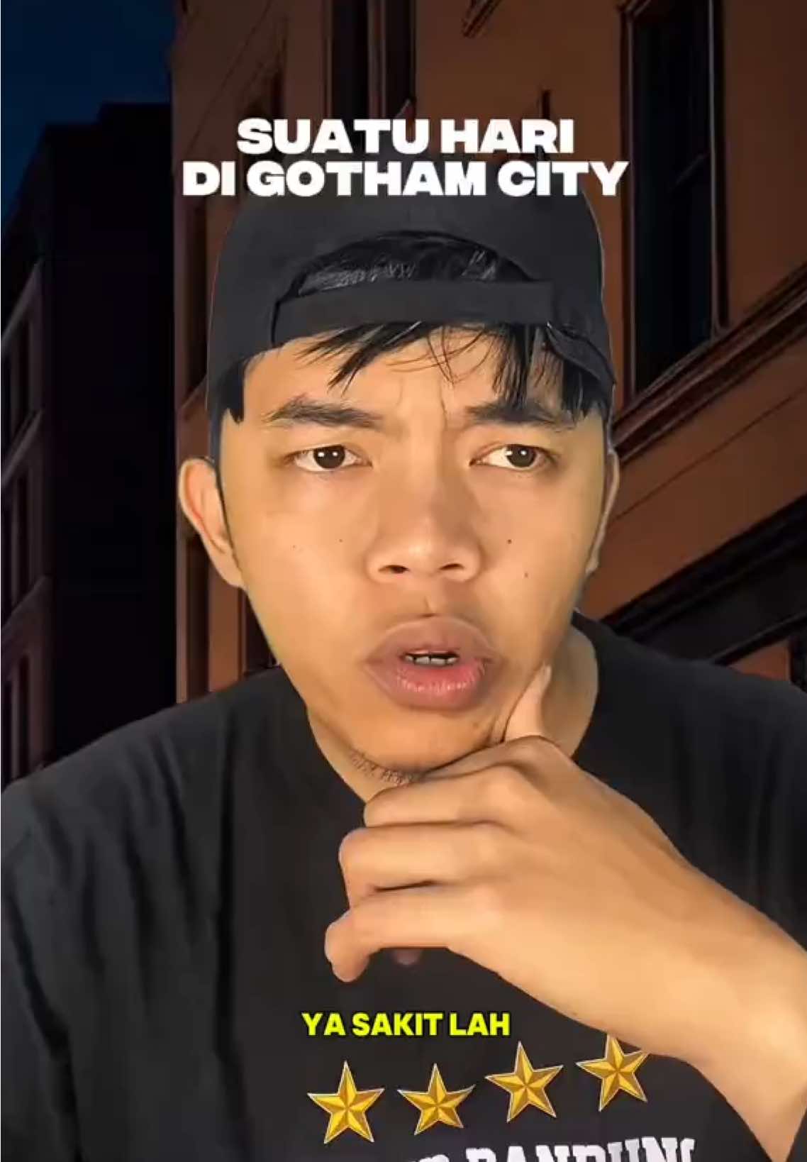 Suatu hari di gotham city 🦇🤣 #pov #guru #meme #sunda #videolucu 