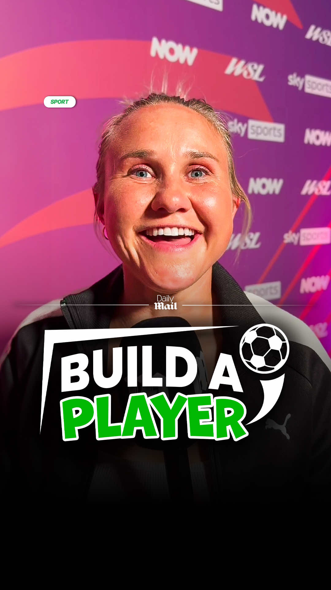 BUILD A PLAYER with Izzy Christiansen ⚽️🧱 Sky Sports is the home of the WSL, showing 90% of all matches 🤝 #wsl #WomensFootball #arsenal #mancity #long