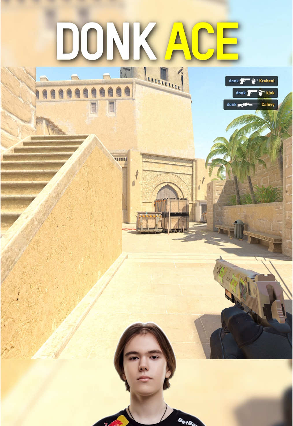 Donk Ace #cs #cs2 #s1mple #donk #e 