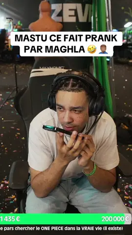 ELLE EST TROP FORT 🤣 @maghla @Mastu #zevent #zevent2025 #live #prankvideo 