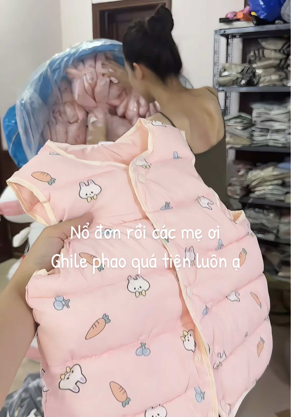 NỔ ĐƠN RỒI CÁC MẸ ƠI, ghile phao quá tiện luôn ạ  #viral #thoitrangtreem #quanaotreem #ghilephao #chuubabi86 