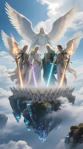 Glory of the archangel#angel #archangel #fighting #aigenerated 