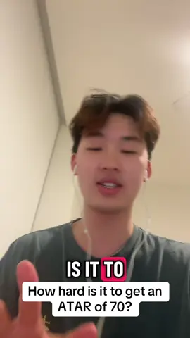 How hard is it to get a 70 ATAR? #vce #vceexams #atar #year12 #vcestudy 