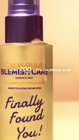 Meet Calm-Dula Blemish Care Essence Mist✨ A gentle essence mist that does more than hydrate. It soothes and protects 💧 Formulated for acne-prone skin with: • 5% Centella Asiatica to soothe and reduce redness • 1% Panthenol to lock in hydration and strengthen skin 🌿 • 200 ppm Hypochlorous Acid to fight 99.9% acne-causing bacteria • Calendula Extract to support skin recovery 🌼 Keep your skin calm, cared for, and confident anytime 💙 #FinallyFoundYou #FinallySimple 