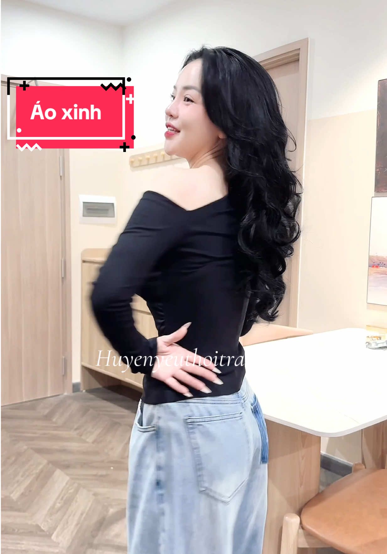 Áo lệch vai #xuhuong 