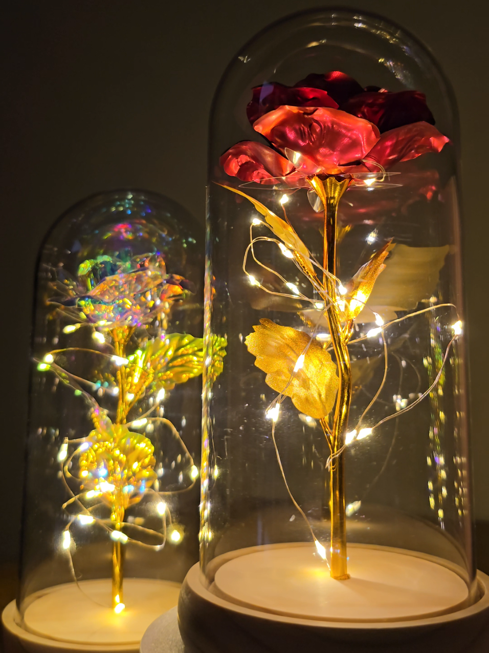 Replying to @chrstnenoga Galaxy rose lamp #eternalroselamp #roselamp #galaxyroselamp 