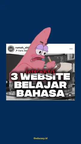 Membalas @𝓚𝓪𝓯 3 WEBSITE BELAJAR BAHASA AUTO JAGO 🤭☝️ #SerunyaBelajar  #Educazy 