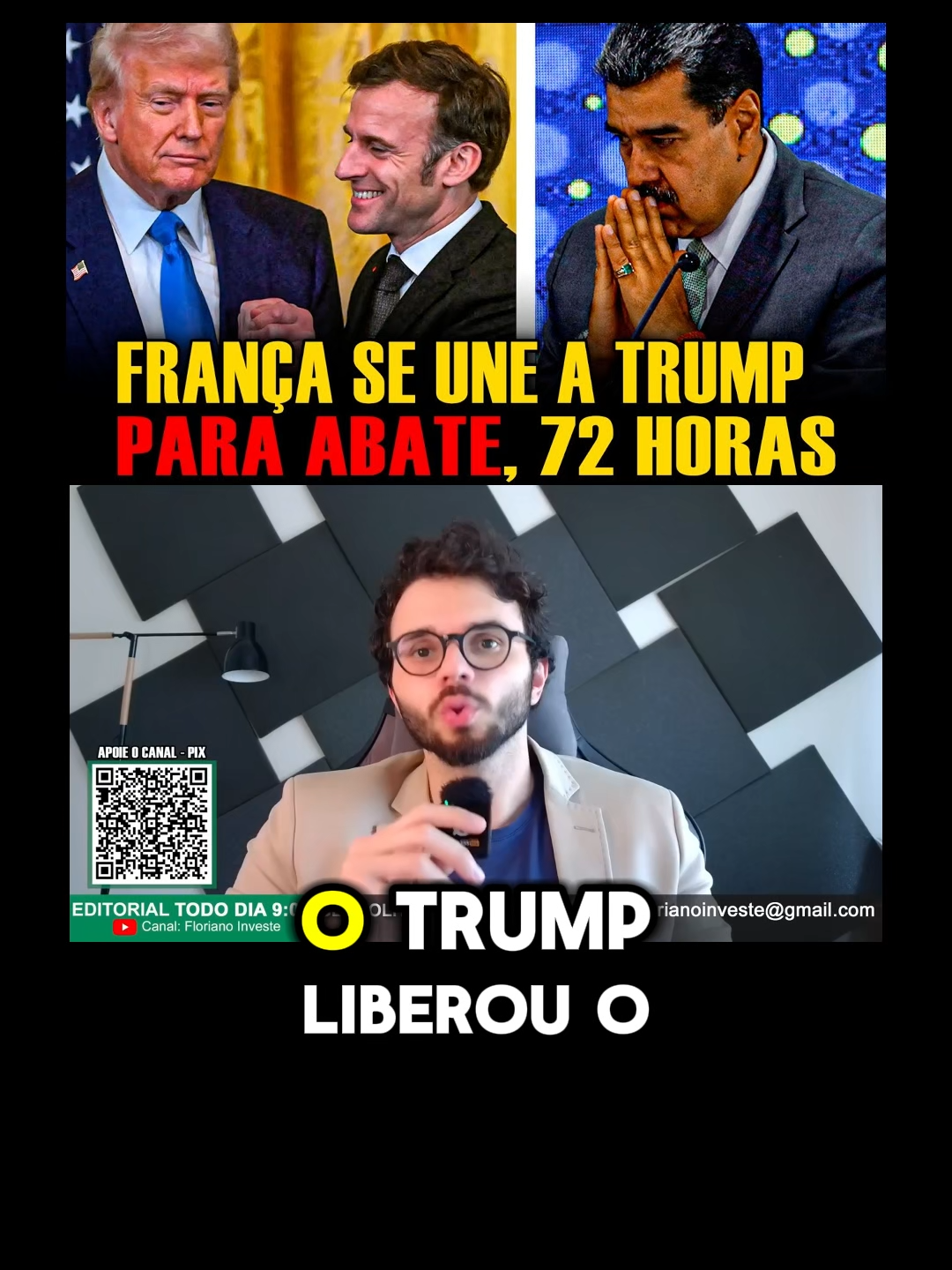 VAZOU A ORDEM DE ATAQUE! FRANÇA E TRUMP JUNTOS! MADURO PEDE PERDÃO DE JOELHOS A TRUMP #noticias #informação #noticiasrelevantes #GuerraNaVenezuela #Trump #Maduro #Ultimato #CriseInternacional #França #Geopolitica