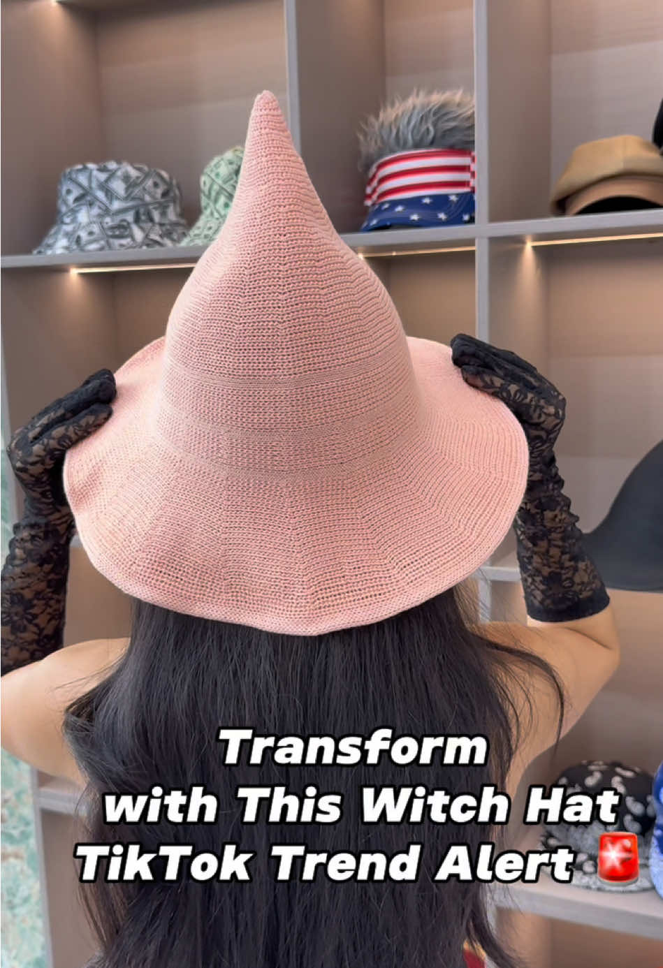 Transform with this Witch Hat 🧙‍♀️Titok Trend Alert 🚨 #WitchHat #witchyvibes #halloween #halloweenvibes #titokfashion 