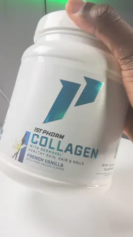 Hair, skin, nails + joints supported in one scoop ✨ #collagenpowder #1stphorm #skincarefromwithin #healthsupplement #frenchvanilla