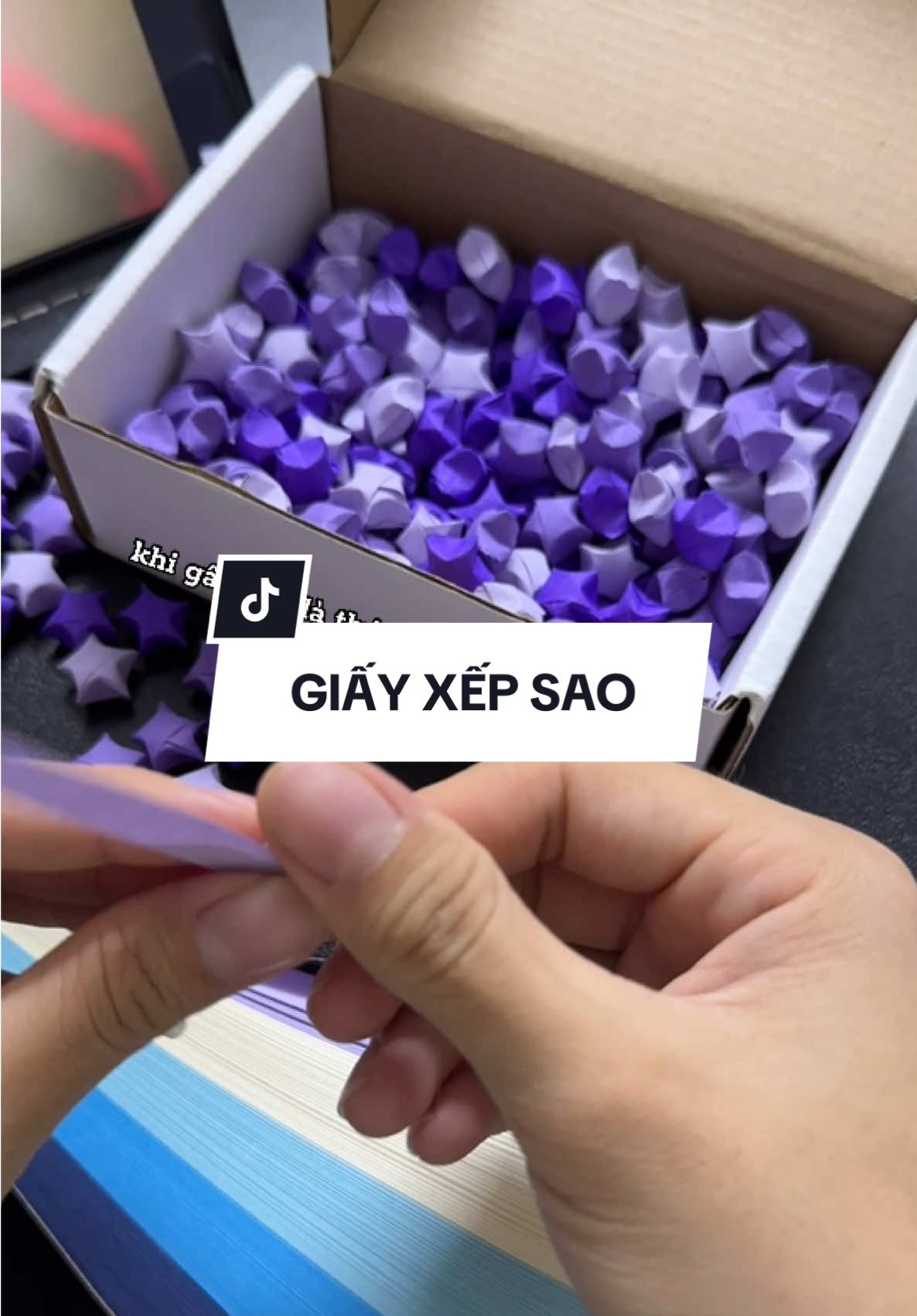 giấy xếp sao #xh #giayxepsao #giaygapsao #ngoisaogapdieuuoc 