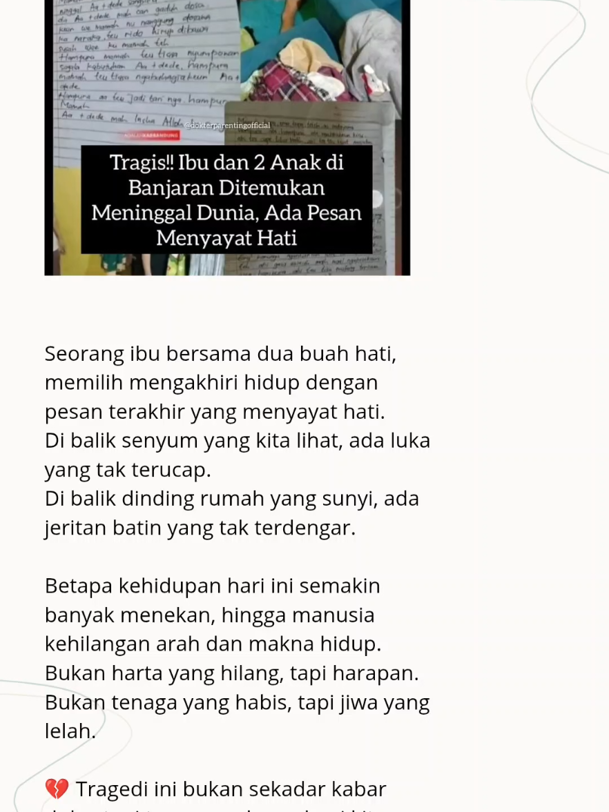 Tragedi Banjaran... #TragediKeluarga #Banjaran #MirisHidup #KisahNyata #PelajaranHidup 