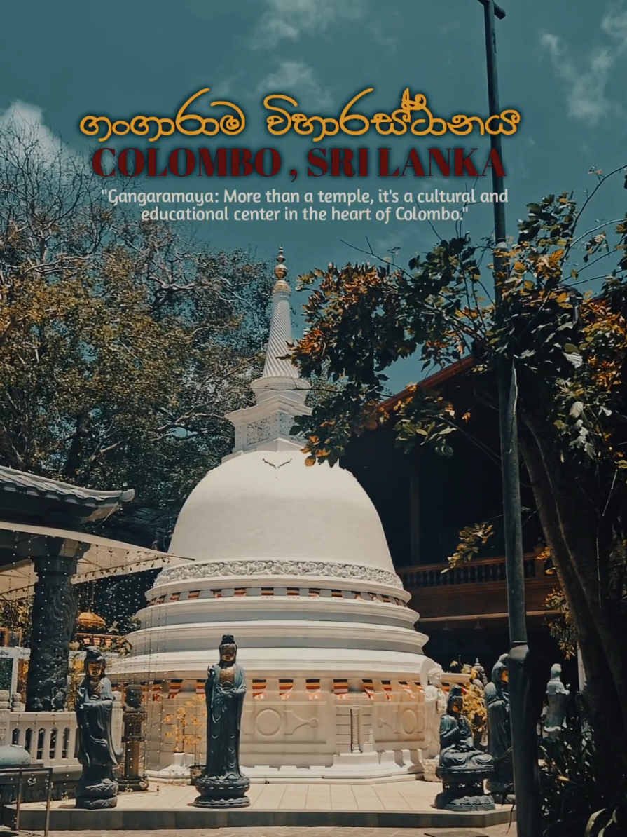 Gangaramaya ✨️ #gangarama_temple #srilanka #alokamalinga 