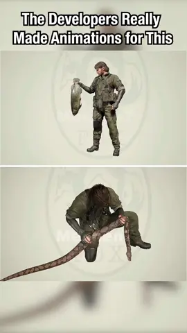 The Developers Really Made Animations for This #metalgearsoliddelta #metalgearsolid3 #mgs3