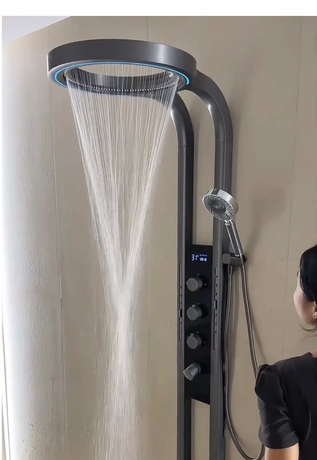 Elevate your shower game and make self-care a daily ritual. #shower #showerdesign #bathroom 
