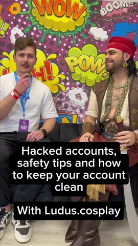 Interview number 6 at @Comic Con Africa & Cape Town with Ludus.cosplay . Today we will be discussing hacked accounts, how can someone actually protect their social media accounts and how do we keep our accounts clean. #cybersecurity #fyp #education #southafrica #interview 