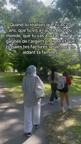 À la base j’étais une fille cooked dans sa vie, mais ce que j’ai réussi à faire tout le monde peux le faire 🤷‍♀️ #digitalmarketing #sidehustle #famille #fac 
